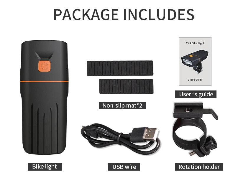 Bicycle Light 3*T6/L2 5200mAh Bike Light Built in USB Charge Powerfull Cycling Light Waterproof Bike Accessory as Power Bank