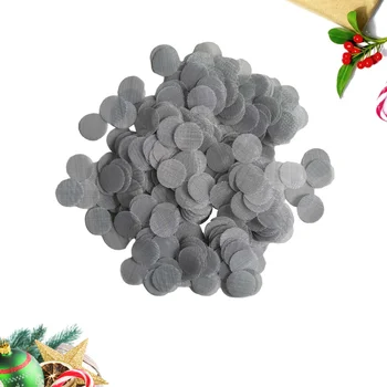 

500PCS 20mm Stainless Steel Smoking Pipe Screens Premium Pipe Screen Filters Tobacco Pipe Bowl Screens (Silver)