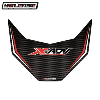 

For HONDA X-ADV750 X-ADV XADV 750 XADV750 2017 2018 2019 Motorcycle 3D Carbon Fiber Front Fender Sticker Decal Protector