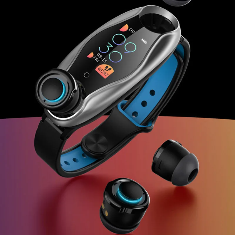

T90 Bluetooth Headset Call Smart Bracelet Health Heart Rate Multi-functional Step Count Hot Selling Sports Watch