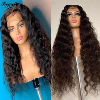 

Deep Wave 1b/27 Colored Brazilian Lace Front Human Hair Wigs Cheap Curly Natural Black Virgin Wig Pre Plucked With Baby Hair