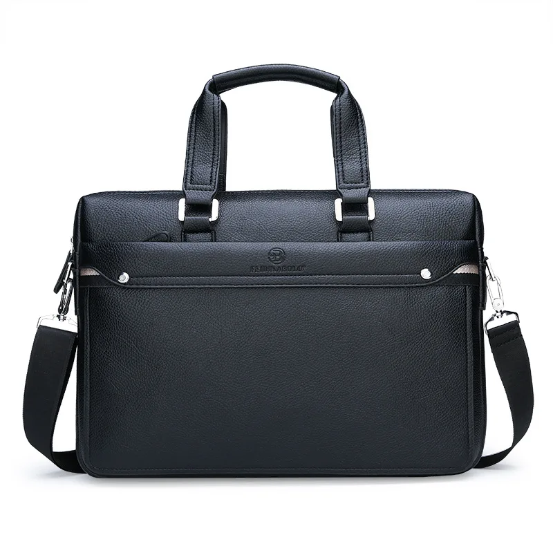 

Fee Dika Polo New Style Business Casual MEN'S Briefcase Hand Shoulder Large-Volume Men's Bag