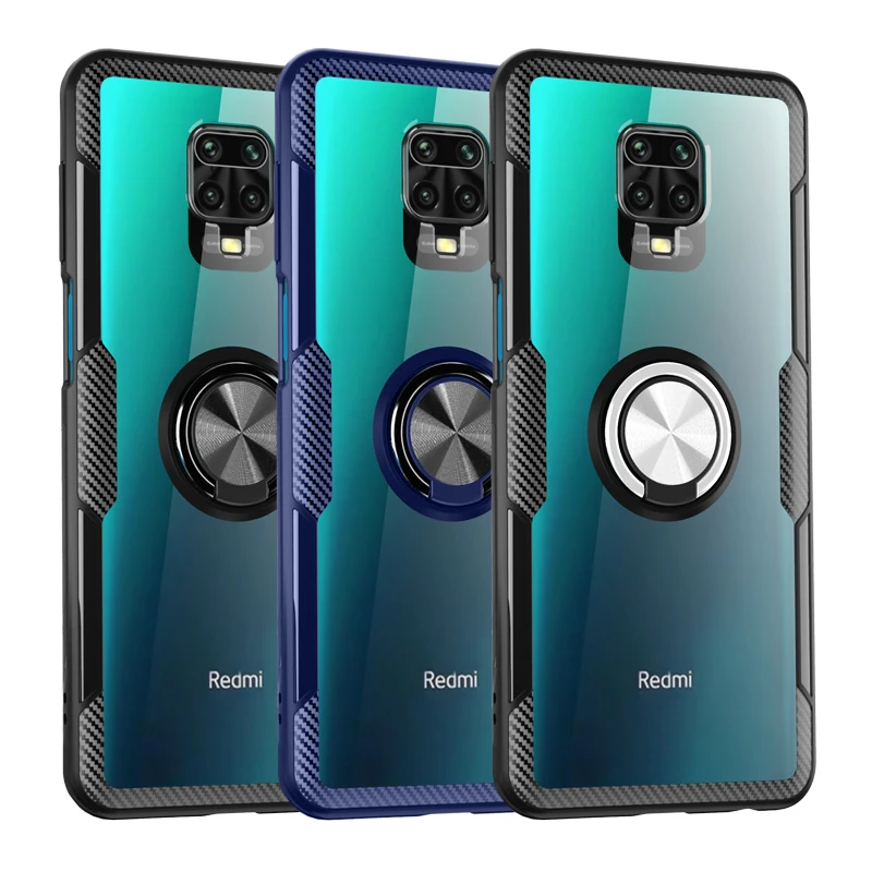 Прозрачный чехол для Xiaomi Mi 10T Lite Redmi 9 9A 9C Note 9S 8T 8 7 5 Pro A C POCO X3 NFC ударопрочный с
