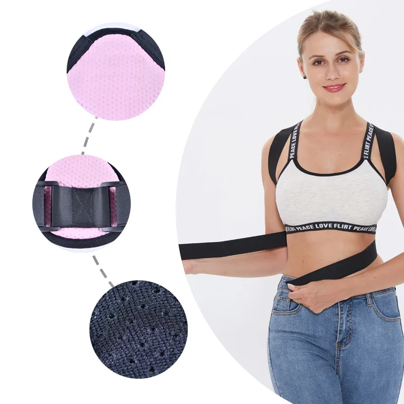 Back Posture Corrector Women Men Prevent Slouching Relieve Pain Posture Straps, Clavicle Support Brace Drop Shipping