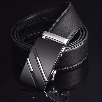 Famous Brand Belt Men Top Quality Genuine Luxury Leather Belts for Men,Strap Male Metal Automatic Buckle
