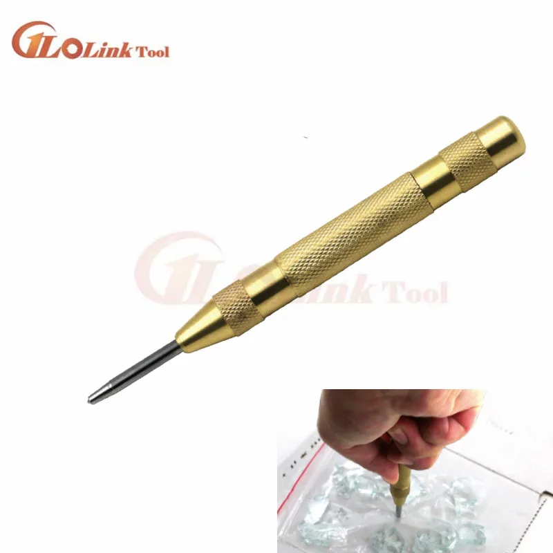 

Automatic Centre Punch 5'' Automatic Center Pin Punch Strike Spring Loaded Marking Starting Holes Tool Chisel Steel Tool Parts