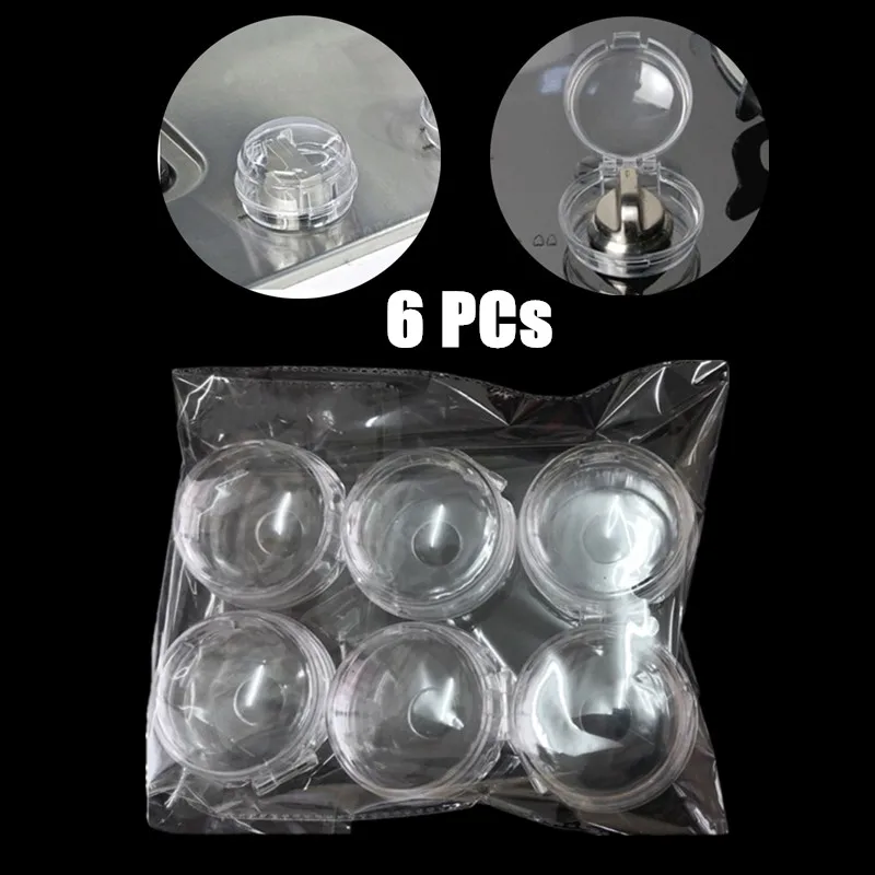 6 Pcs Baby Safety Oven Lock Lid Gas Stove Knob Covers Infant Child Protector Safety Material Accurate Size Kitchen Supplies