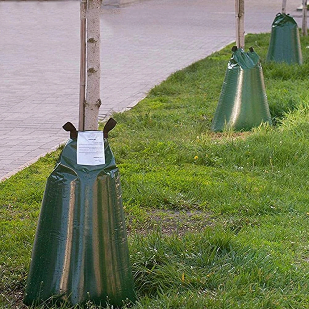 20 Gallon Tree Watering Bag Garden Plants Drip Irrigation Bags Slow Release Hanging Dripper Bag Reusable Agricultural Water Bags