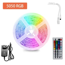 СВЕТОДИОДНАЯ лента SMD 5050 гибкая RGB 30 светодиодов/м 5 м диод