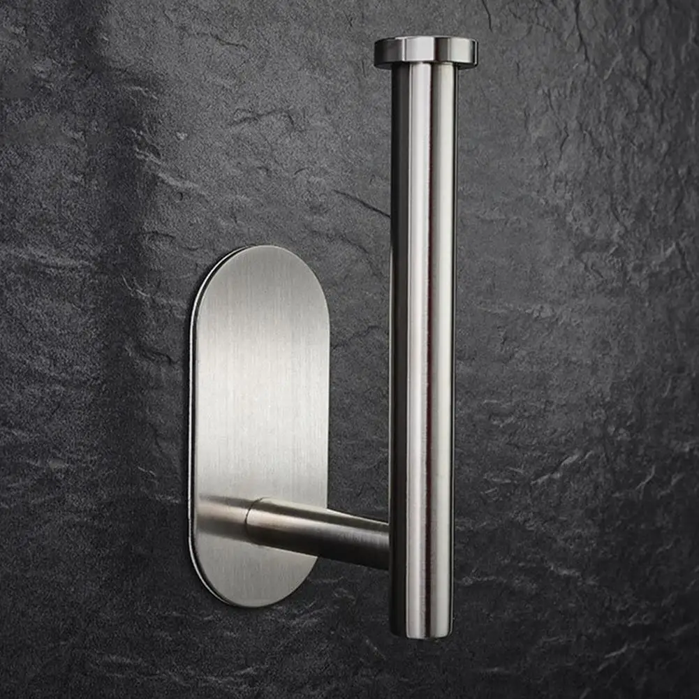 

Toilet Bathroom Roll Paper Tissue Towel Storage Holder Stainless Steel Shelf