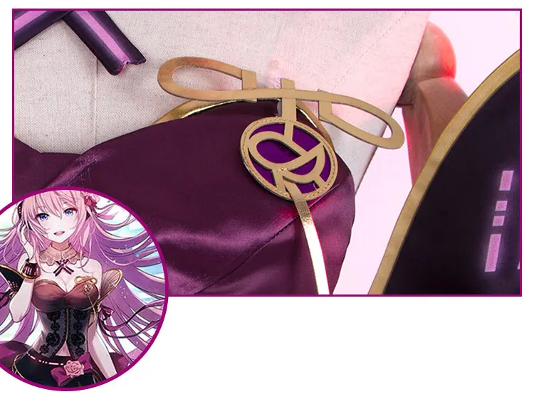 VOCALOID Хацунэ Мику Лука Косплей Костюм 10th юбилей платье женская униформа костюмы для Хэллоуина для женщин аниме одежда cos