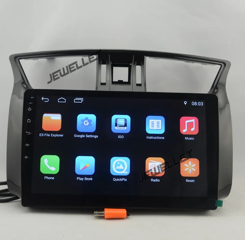 Clearance 10.1" Quad-core 1024*600 HD screen Android 8.1 Car GPS radio Navigation for Nissan Sentra,Pulsar,Sylphy 2013-2016 2