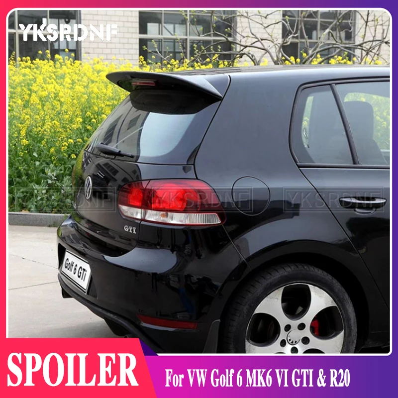 YKSRDNF задний спойлер на крыло крышу Lip подходит для VW Golf 6 MK6 VI GTI &amp R20 ABS 2010-2013 OSIR Style