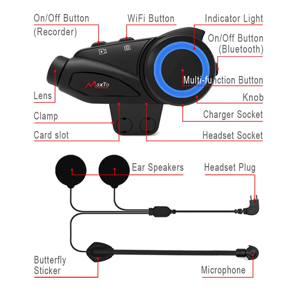 Maxto M3   , 1080P HD ī޶, 6  ̴ ׷ ȭ,      ڴ