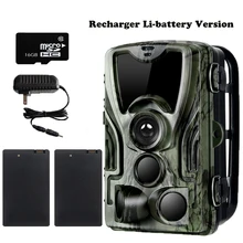 2 шт., 5000 мАч, литиевая батарея + карта Micro SD 16 ГБ, 20 МП, 1080P, IP65