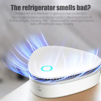

Ozone generator Disinfection machine Ozone disinfection 1500mAh Eliminate odor Negative ion refrigerator air purifier Air ozone