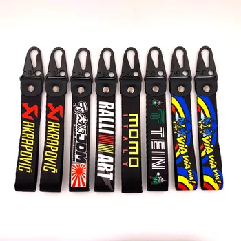 

10pcsMotorcycle Car Key Ring Ribbon Hanging Buckle Metal Buckle for momo tein jdm viv Personality Cool Practical Ornaments