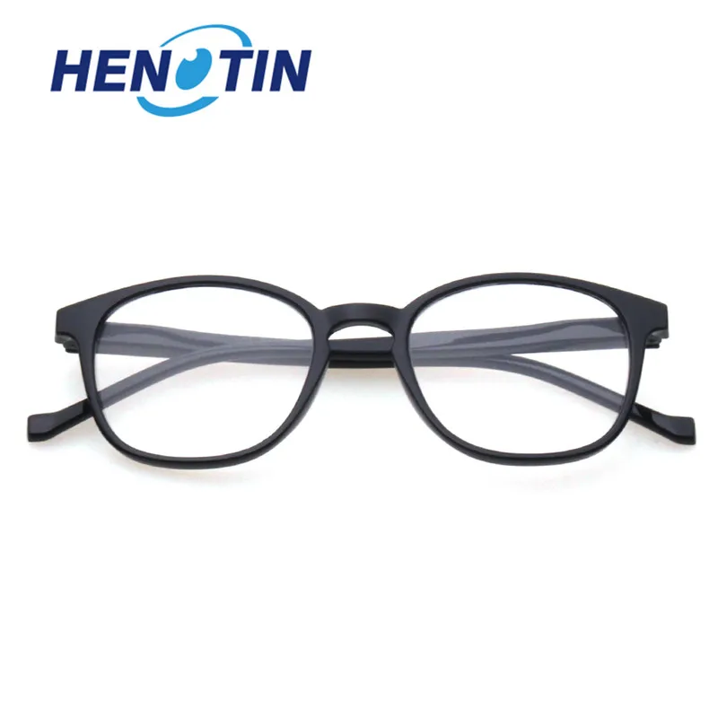 Henotin модные круглые очки для чтения с пружинными петлями мужские и женские