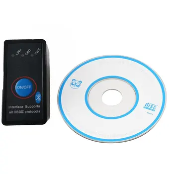 

Auto Mini V2.1 ELM327 Bluetooth ELM 327 OBD2 OBD ii CAN-BUS Diagnostic tool Car Scanner Switch Works on Android Symbian Windows