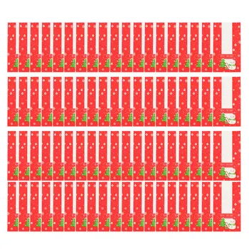 

100pcs Exquisite Chic Lovely Portable Christmas Gift Pouches Candy Bags Storage Bags for Storage Kids