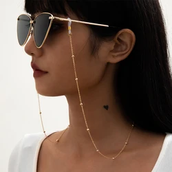 Sunglasses Masking Chains For Women Multiple Acrylic Pearl Crystal Eyeglasses Chains 2021 New Fashion Jewelry Wholesale