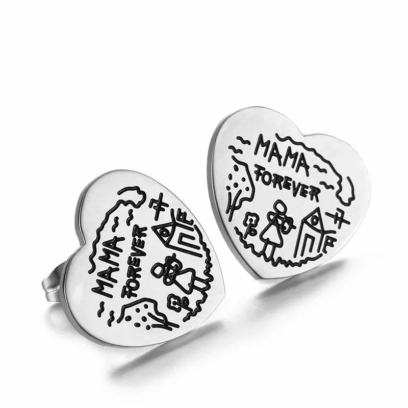 Брендовые ювелирные изделия 1 пара Винтажные серьги гвоздики для подарка на день