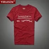 Mens T Shirt Fashion 2022 Top Quality 100% Soft Cotton Print T Shirt Men YiRuiSen Brand Summer Clothing Top Tees Tshirt ► Photo 1/6