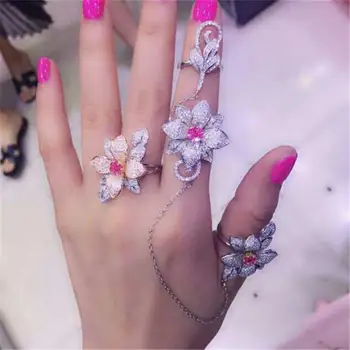 

xa233 Luxury Designer Fashion 925 Sterling Silver Jewelry zirconia shinning for lady women,cute&sweet ad