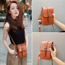 Женские маленькие сумки через плечо из искусственной кожи, вертикальная Дамская мини-сумка на плечо с цепочкой, сумочка для девушек, кошелек для монет, карман для телефона, вечерняя сумочка-клатч