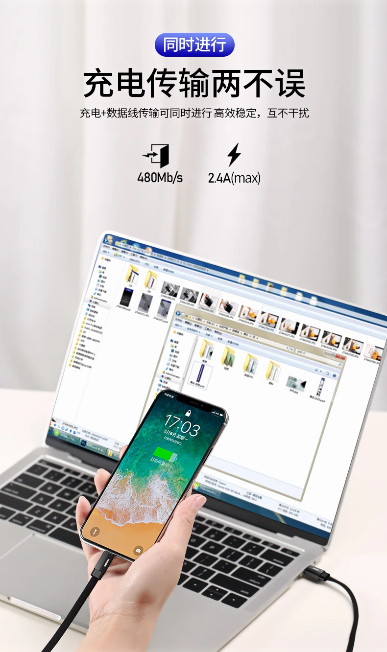 Remax pd кабель для передачи данных для typec для iphone 2,4 A быстрая зарядка usb-c для освещения 1 м 2 м металлический тканый кабель для передачи данных