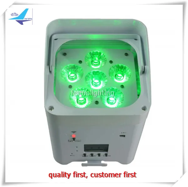 E-2-30pcs беспроводные питание от батарейки led par 6x12 Вт wifi rgbwa+ uv 6в1 батарея светодиодный прожектор для сцены dj Вечерние огни