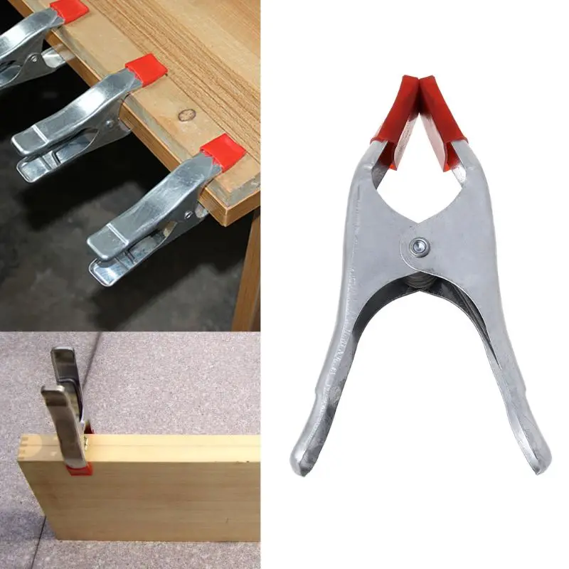 6" Metal Spring Clamp Type A Grip Clip For Woodworking DIY Craft Repair Hand Tool