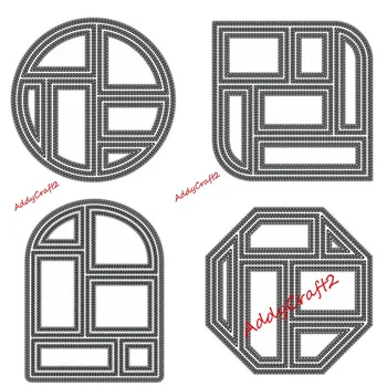 

2020 new Metal Cutting Dies Various dotted lines Stencils For DIY Scrapbooking Embossing Paper Wedding Cards Die Cuts