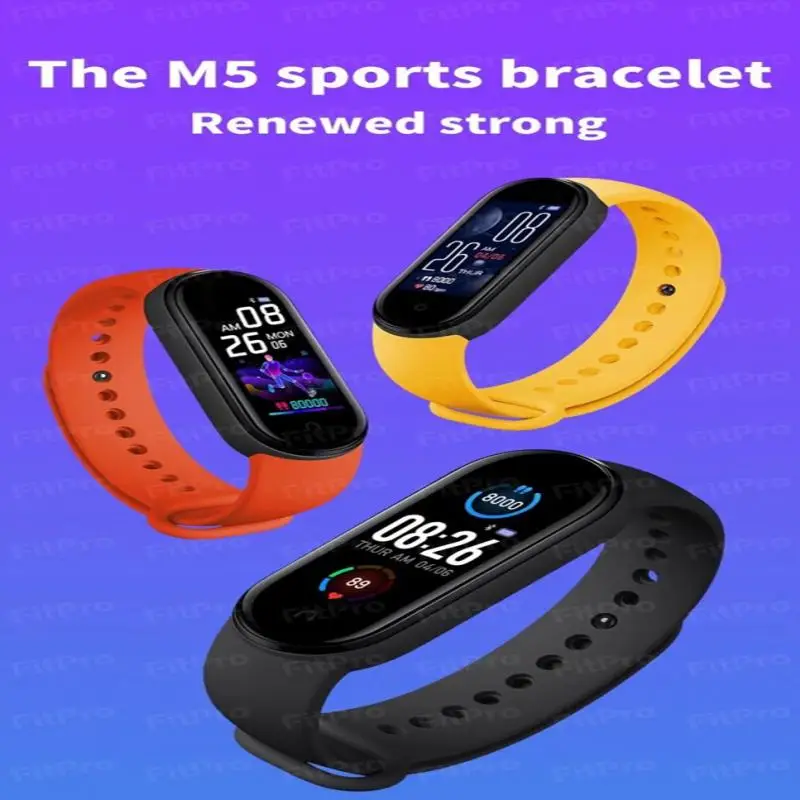 M5 Smart Watch Bluetooth Smart Bracelet Sport Fitness Tracker Heart