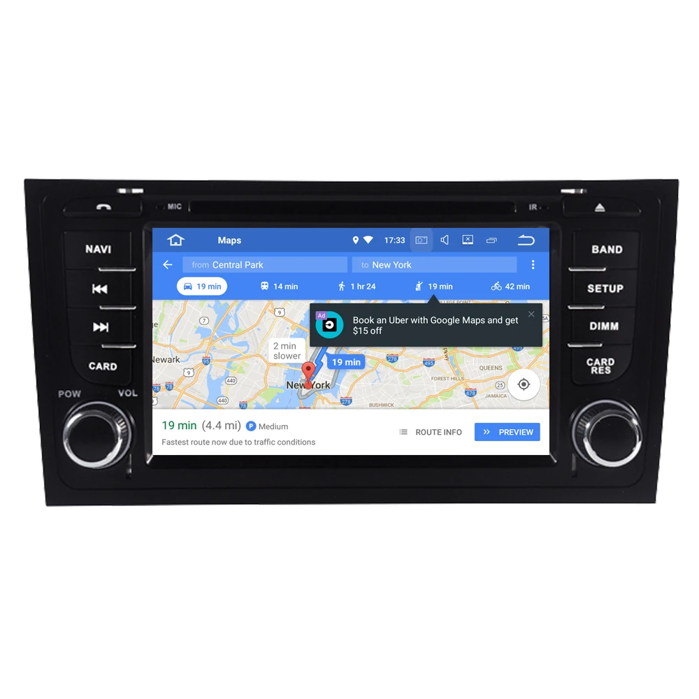 Perfect RoverOne Android 9.0 Car Multimedia System For Audi A6 C5 S6 RS6 Radio Stereo DVD GPS Navigation Media Music Player PhoneLink 4