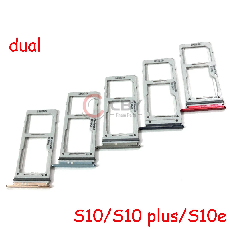 new for samsung galaxy s10e s10 s10 plus sim card reader holder dual & single sim card tray holder slot adapter sim card adapters aliexpress new for samsung galaxy