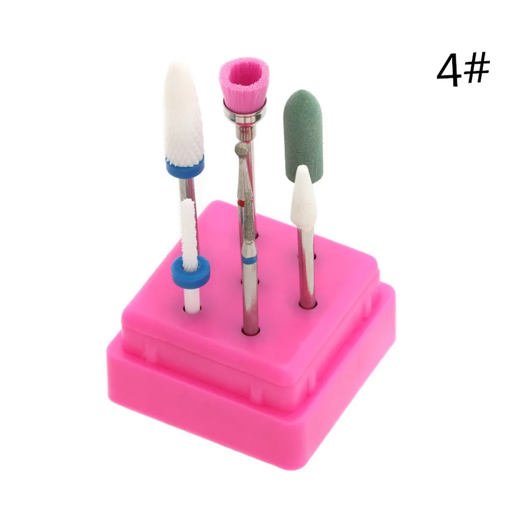 7pcs Nail Drill Ceramic Nail Art Grinding Drill Bits Cuticle Electric Manicure Embout Ponceuse Ongle Frez Ceramiczny Do Paznokci