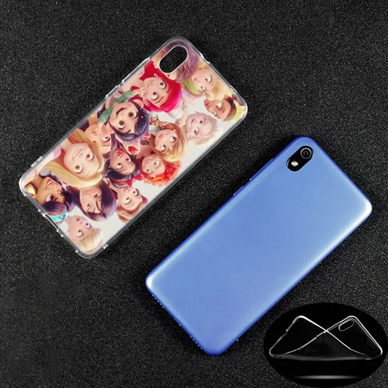 Роскошный силиконовый чехол милые Мультяшки, для принцессы для Xiaomi Redmi K20 Pro 7 7A 6 6A 4X5 плюс S2 GO Note 8 iPhone 7 6 Plus 5 iPad Pro 4 Мода