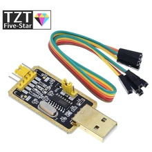 Módulo tzt ch340 em vez de pl2303 ch340g rs232 para ttl módulo de atualização usb para porta serial em nove placa de escova para arduino kit diy