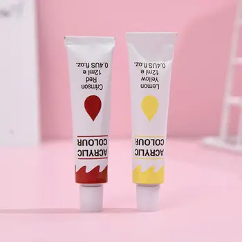 

12 Color Professional Acrylic Paint Set 12ml Drawing Painting Pigment DIY Artist 53CC