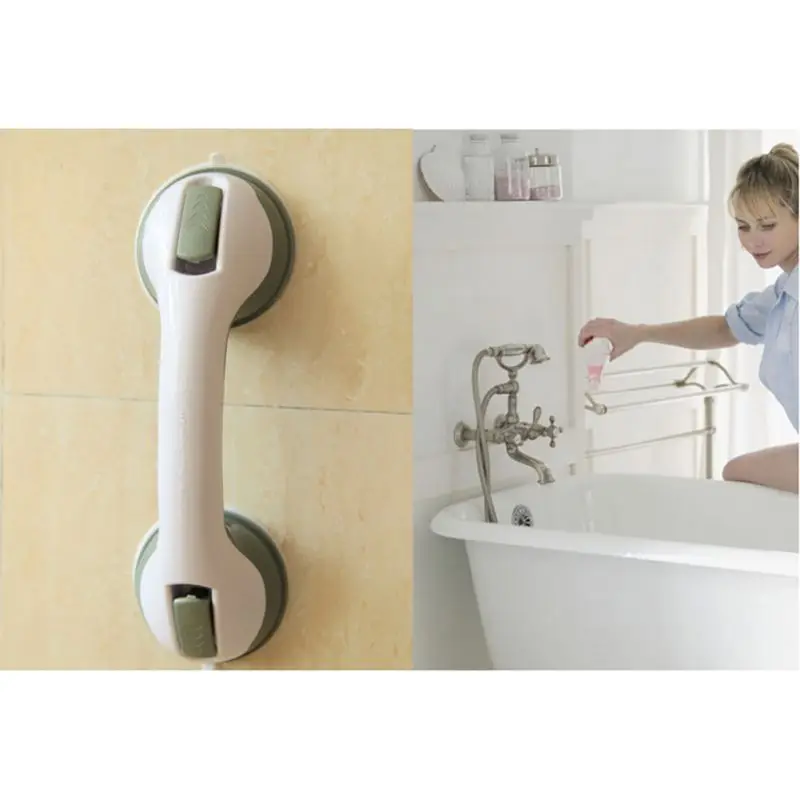 

Vacuum Suction Cup Handrail For Elderly Disabled Shower Grab Bar Safety Tub Glass Door Anti Slip Handle Bathroom Accessories