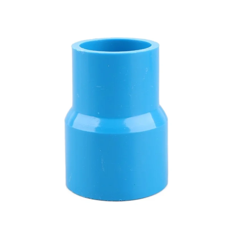 Raccord Droit PVC Bleu Transparent – Diamètre Intérieur 50 Mm – Lot De 2 Pièces – Pour Tuyauterie