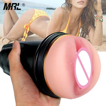 Male Masturbation Cup Sex Toys For Men Real Vagina Silicone Pocket Pussy 3D Realistic Vagina Male Masturbator Toys For adults 18 2