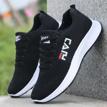 

Men Sneakers Air Cushion Outdoor Walking Shoes Mesh Breathable Sport Brand Shoes Low Top Soft Casual Sneakers Size 39-44 2020