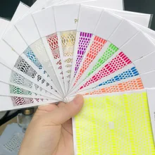 10pcs Colorful Snake Nail Sticker Gold Snake Skin Sticker For Nail  Nail Art Designs Foil 3D Adhesive Wraps Tattoo Manicure Acce