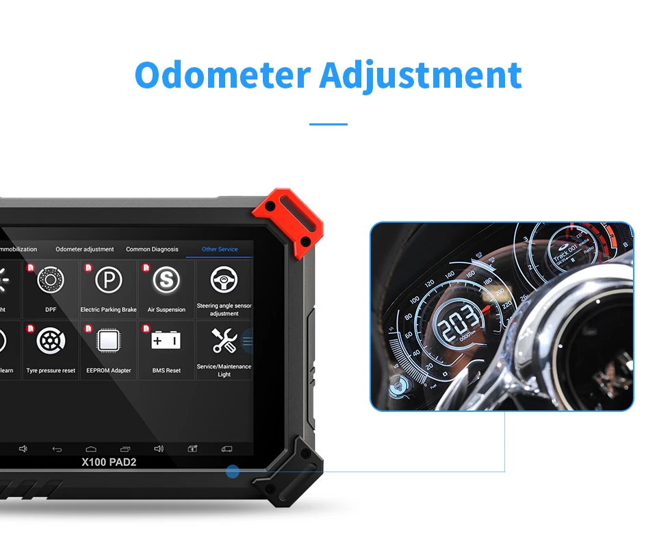 Автомобильный диагностический сканер XTOOL X100 PAD2 Pro OBD2 Программатор ключей