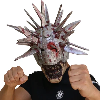 

Halloween Mask Bloody Scary Walking Dead Mask Halloween Creative Head Cover Scissors Screw Blade Masks Costume Props