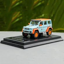 Модель автомобиля из 1/64 сплава G63 6X6 G500 4X4G-class пикап литой металлический автомобиль коллекция игрушек для детей, подарки для дорожного движения