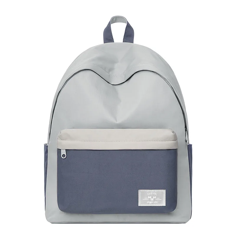 Gray And Blue 14inch Backpack With 