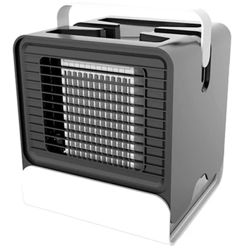 

EAS-Personal Space Air Conditioner,4 In 1 Mini Usb Personal Space Air Cooler,Humidifier,Purifier,Desktop Cooling Fan With 3 Spee